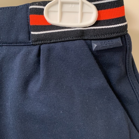 US 10 Hugo Boss Navy Blue Shorts - Picture 4 of 7